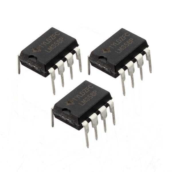 3 Pcs LM358P LM358N LM358 DIP-8 Chip IC Dual Operational Amplifier 1 3 Pcs LM358P LM358N LM358 DIP-8 Chip IC Dual Operational Amplifier
