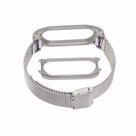 Replacement Stainless Steel Frame Bracelet Wristband For Xiaomi Miband 2 Non-original 4
