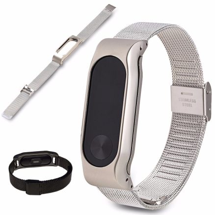 Replacement Stainless Steel Frame Bracelet Wristband For Xiaomi Miband 2 Non-original 5