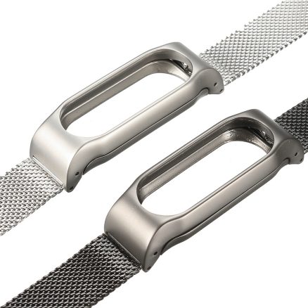 Replacement Stainless Steel Frame Bracelet Wristband For Xiaomi Miband 2 Non-original 6