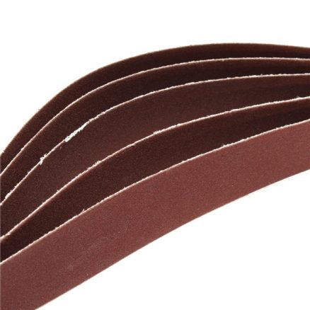 5pcs 106x2.5cm 240 Grit Alumina Sanding Belts Self Sharpening Oxide Abrasive Strips 4