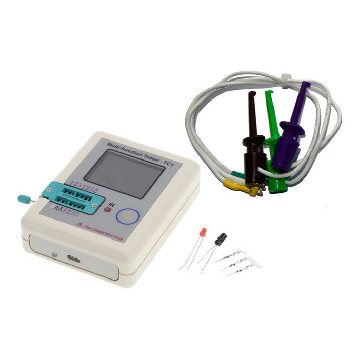 DANIU?„? LCR-TC1 1.8inch Colorful Display Multifunctional TFT Backlight Transistor Tester for Diode Triode Capacitor Resistor Transistor LCR ES 7 DANIU?„? LCR-TC1 1.8inch Colorful Display Multifunctional TFT Backlight Transistor Tester for Diode Triode Capacitor Resistor Transistor LCR ES - Image 7