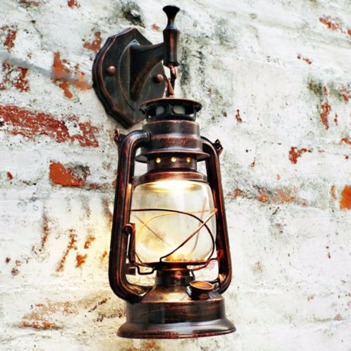 Vintage Retro Thrift Wall Lamp Lantern Mount Sconce European Lights 2