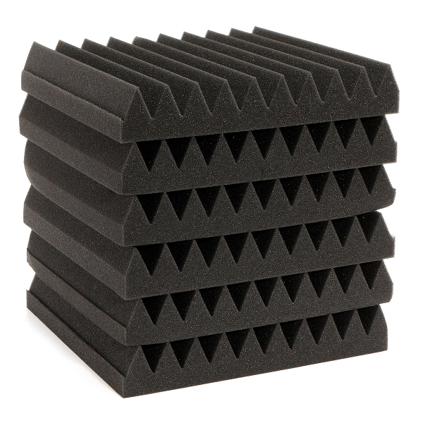 6Pcs 30x30x5CM Soundproofing Acoustic Wedge Foam Tiles Wall Panels 3 6Pcs 30x30x5CM Soundproofing Acoustic Wedge Foam Tiles Wall Panels - Image 3