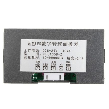 4 Digital Green LED Tachometer RPM Speed Meter + Proximity Switch Sensor NPN 3