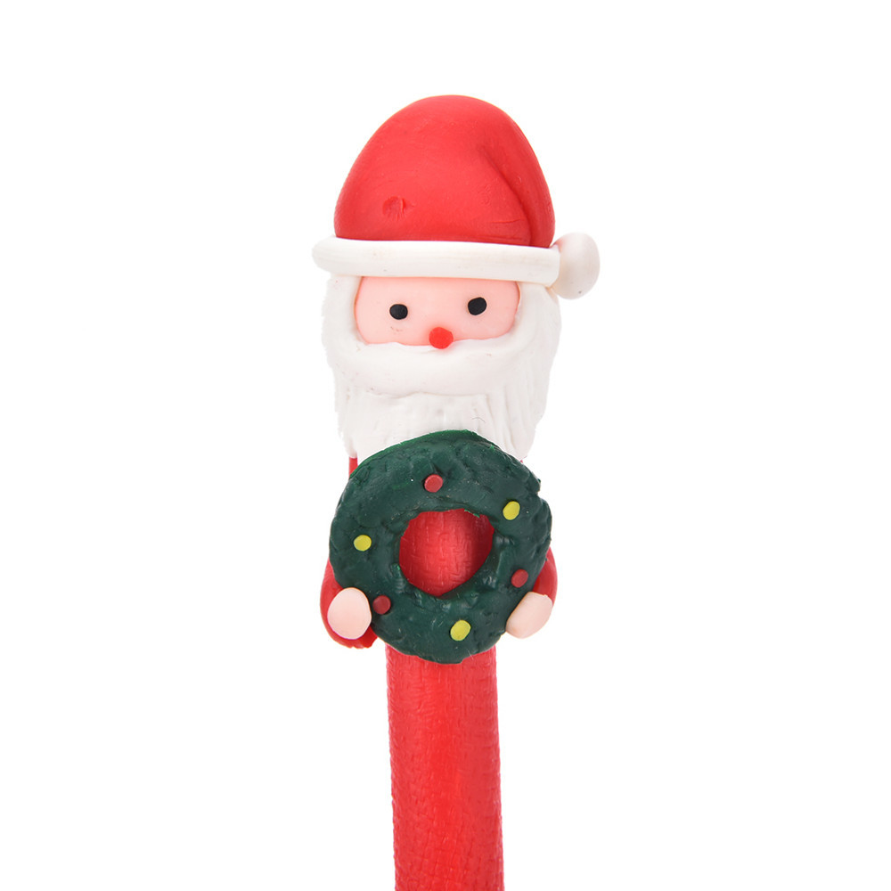 Christmas Santa Claus Crutches Style Soft Ceramic Ball Pen Cartoon Christmas Gifts Ballpoint 6 Christmas Santa Claus Crutches Style Soft Ceramic Ball Pen Cartoon Christmas Gifts Ballpoint - Image 6