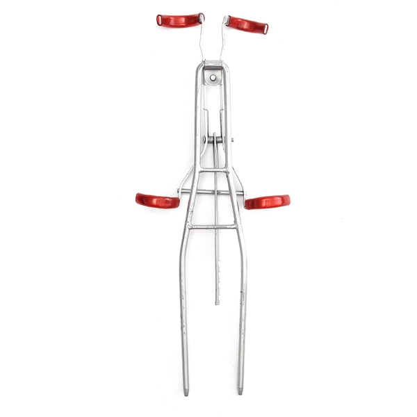 Adjustable Fishing Rod Double Pole Bracket Foldable Tool Standing Holder 2