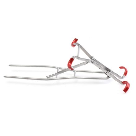 Adjustable Fishing Rod Double Pole Bracket Foldable Tool Standing Holder 6