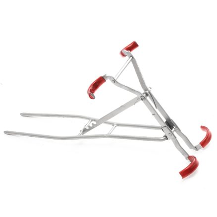 Adjustable Fishing Rod Double Pole Bracket Foldable Tool Standing Holder 7