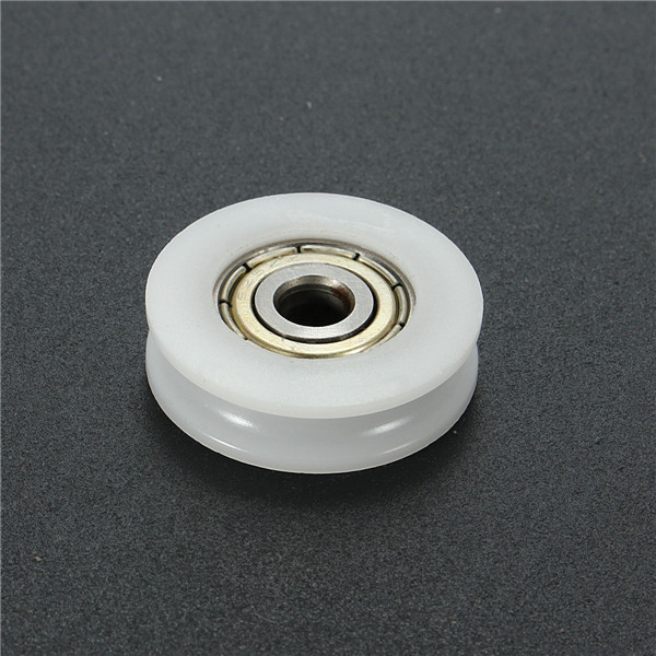 5x24x7mm U Notch Nylon Round Pulley Wheel Roller For 3.8mm Rope Ball Bearing 7 5x24x7mm U Notch Nylon Round Pulley Wheel Roller For 3.8mm Rope Ball Bearing - Image 7