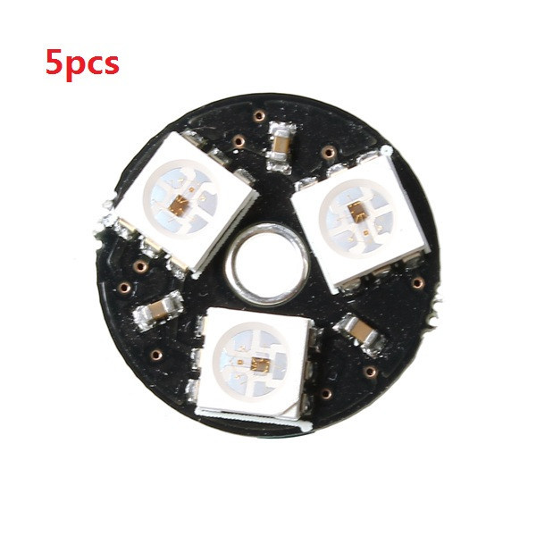 5pcs CJMCU-3bit WS2812 RGB LED Full Color Drive LED Light Circular Smart Development Board Geekcreit for Arduino - products that work with official Ar 2