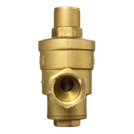 Adjustable DN15 Bspp Brass Water Pressure Reducing Valve with Gauge Flow 7