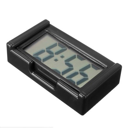 4 Colors Automotive Digital Car LCD Clock Self-Adhesive Stick On Time Portable 6