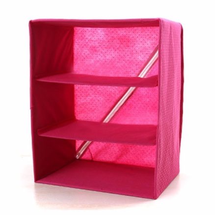 Three Layer Storage Box Five Drawer Non-woven Underwear Cosmetic Makeup Sundries Organizer 6