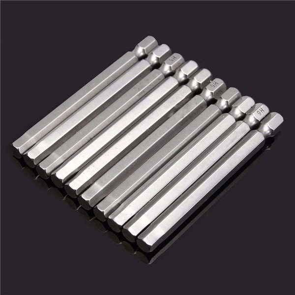10pcs 75mm 1/4 Inch Shank Screwdriver Bits Set 6mm Hex Head Magnetic Screwdriver Bits 1 10pcs 75mm 1/4 Inch Shank Screwdriver Bits Set 6mm Hex Head Magnetic Screwdriver Bits