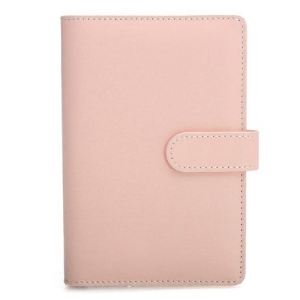 A6 Faux Leather Loose Leaf Notebook Weekly Monthly Planner Diary Cover 7