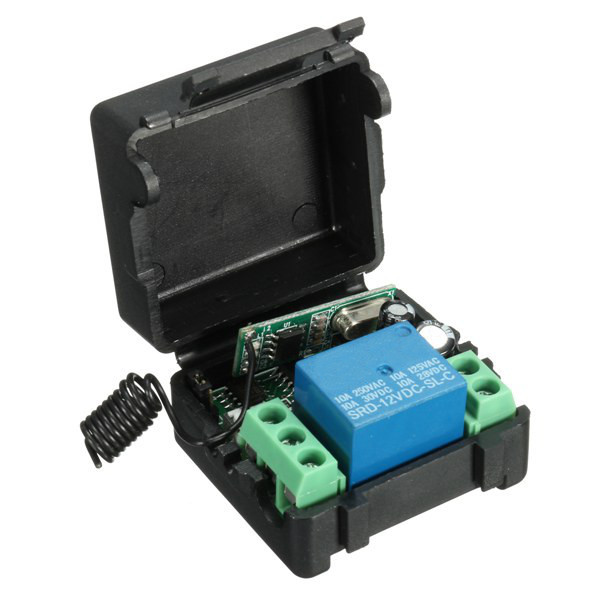 315MHz DC 12V 10A Wireless Remote Control Switch Relay Transmitter Receiver 2 315MHz DC 12V 10A Wireless Remote Control Switch Relay Transmitter Receiver - Image 2