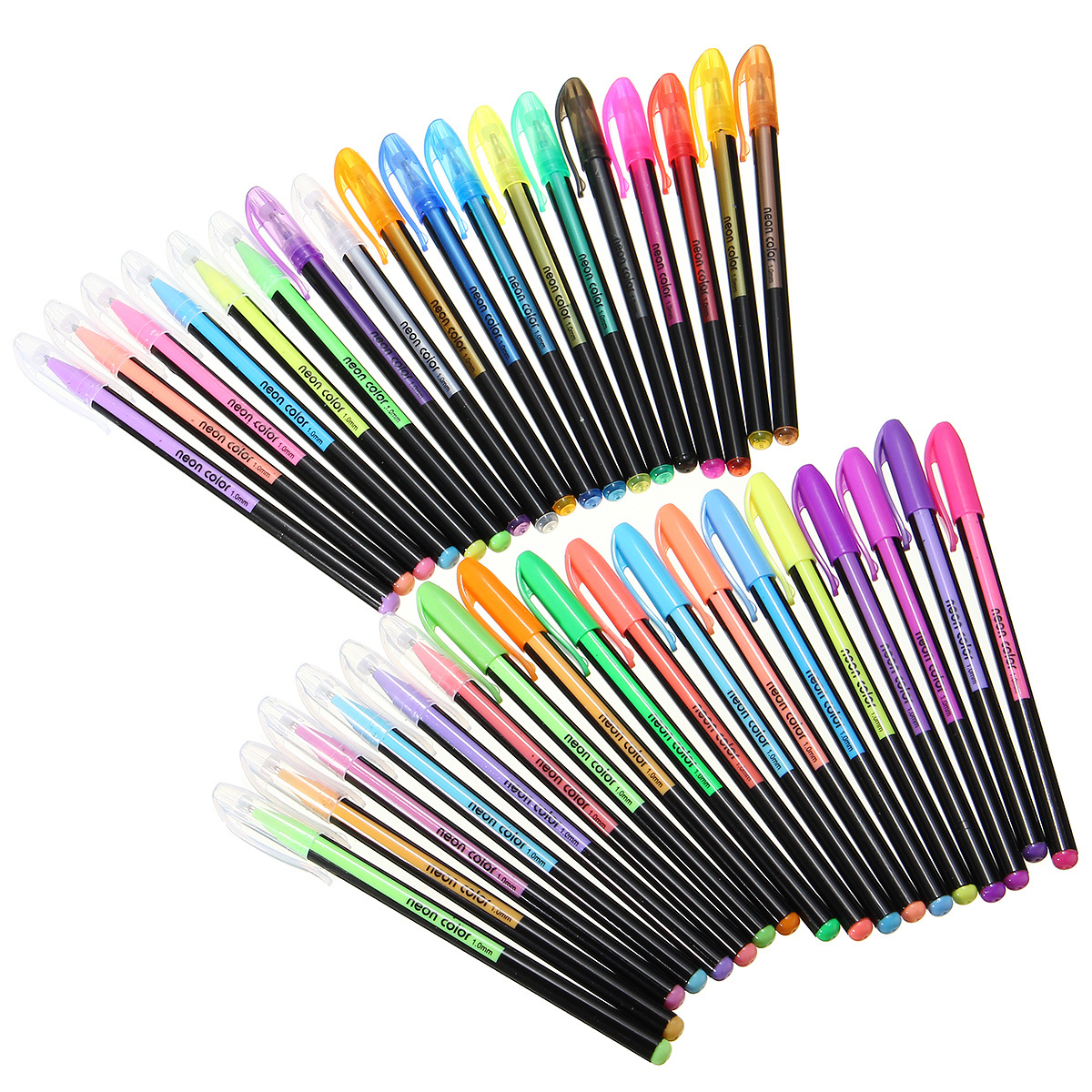 36 Colors Gel Pen Set Adult Coloring Book Ink Pens Drawing Painting Art School Supplies 1