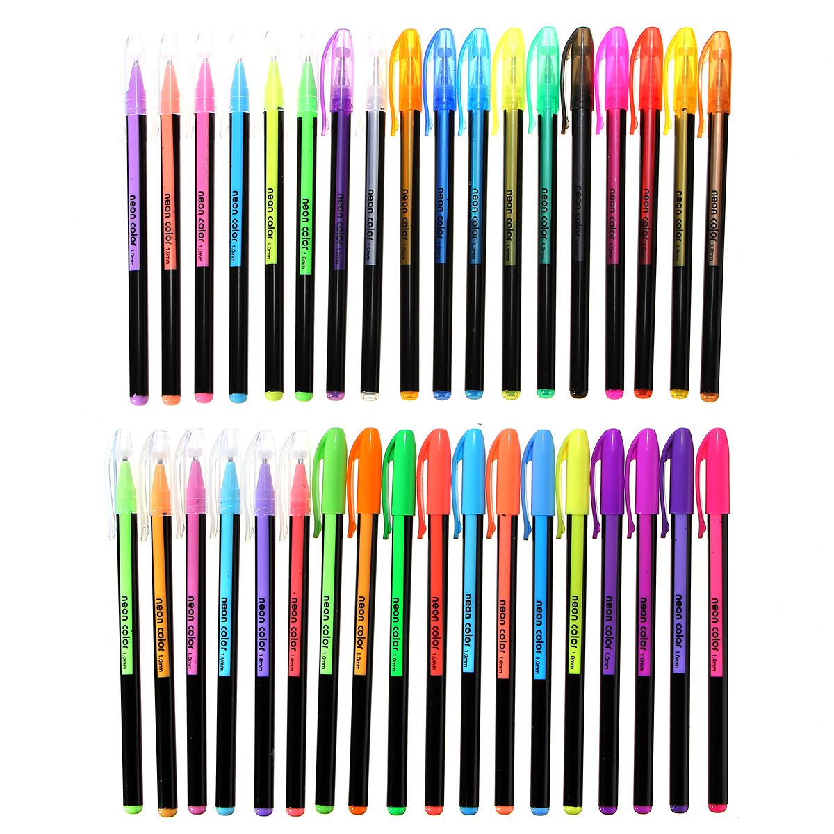 36 Colors Gel Pen Set Adult Coloring Book Ink Pens Drawing Painting Art School Supplies 2 36 Colors Gel Pen Set Adult Coloring Book Ink Pens Drawing Painting Art School Supplies - Image 2