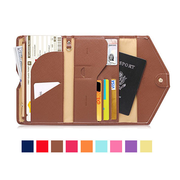 Honana HN-PB2 9 Colors Fashion Leather Travel Passport Holder Credit Card Tickets Organizer 1 Honana HN-PB2 9 Colors Fashion Leather Travel Passport Holder Credit Card Tickets Organizer