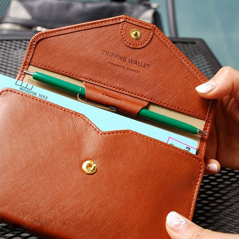 Honana HN-PB2 9 Colors Fashion Leather Travel Passport Holder Credit Card Tickets Organizer 3 Honana HN-PB2 9 Colors Fashion Leather Travel Passport Holder Credit Card Tickets Organizer - Image 3
