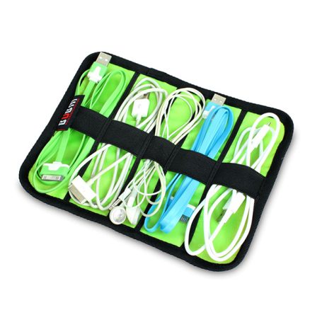 BUBM Roll-up Electronics Organizer Electronics Accessories Storage Bag Travel Carry Case 7