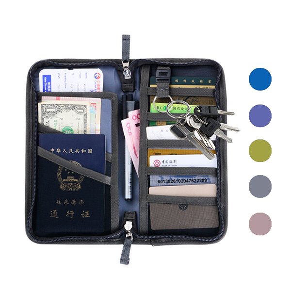 Honana HN-PB6 Oxford Passport Holder 6 Colors Travel Wallet Credit Card Tickets Organizer 2