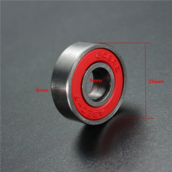 10pcs ABEC-7 Red Sealed Deep Groove Skateboard Ball Bearing 608RS 9x22x6mm Ball Bearing 7 10pcs ABEC-7 Red Sealed Deep Groove Skateboard Ball Bearing 608RS 9x22x6mm Ball Bearing - Image 7