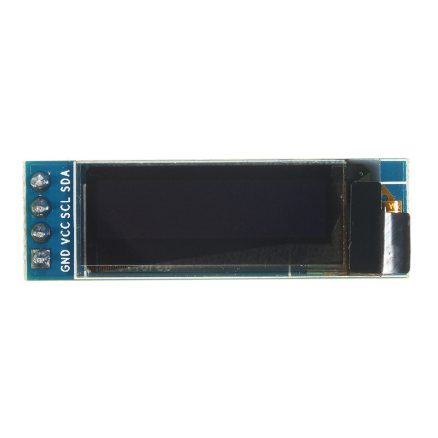 Geekcreit 0.91 Inch 128x32 IIC I2C Blue OLED LCD Display DIY Module SSD1306 Driver IC DC 3.3V 5V 7
