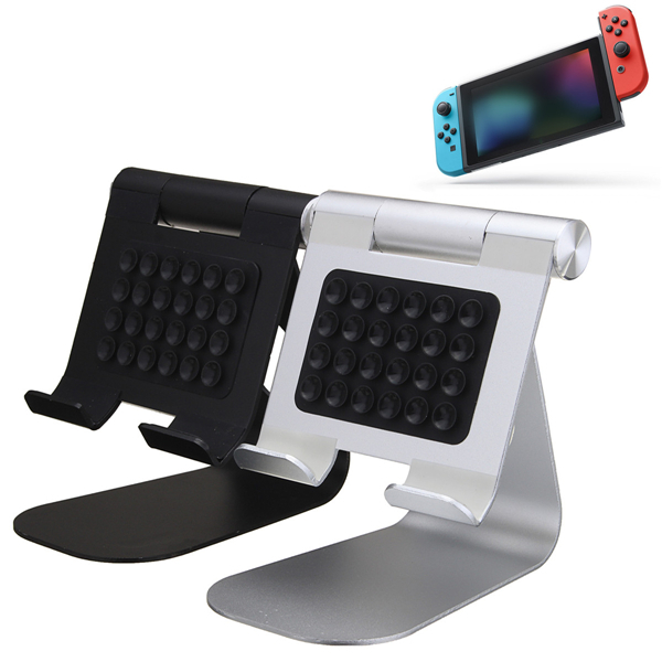 Aluminum Alloy Adjustable Stand Holder Sucker For Nintendo Switch iPad Phones Tablet 2 Aluminum Alloy Adjustable Stand Holder Sucker For Nintendo Switch iPad Phones Tablet - Image 2
