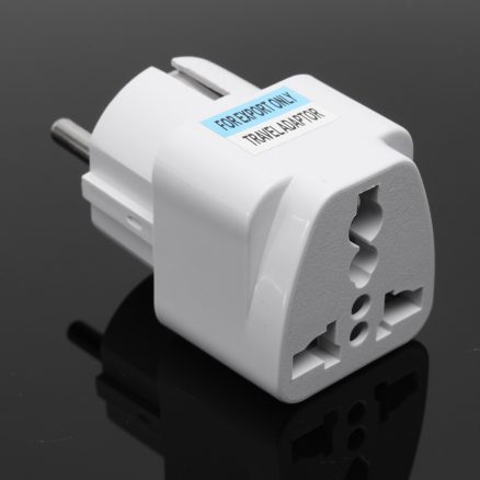 Travel Universal Power Outlet Adapter UK US EU AU to EU Plug Conversion Plug Socket Converter Connector 2