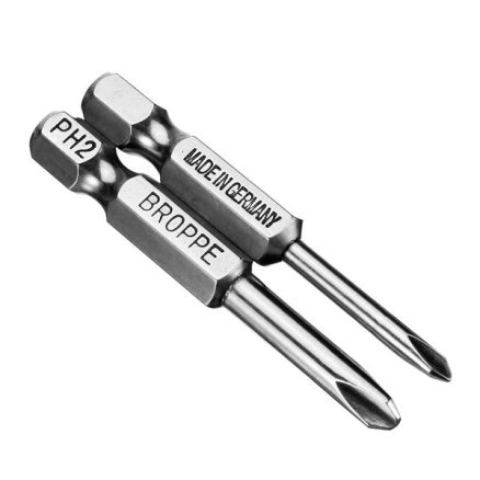 BROPPE 2Pcs 50mm Magnetic Y Shaped Screwdriver Bits 1/4 Inch Hex Shank 5