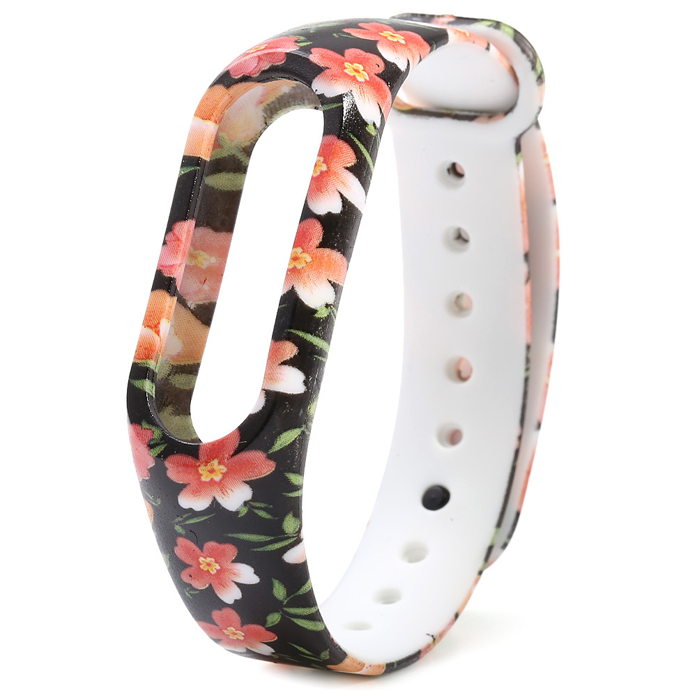 TPU Replacement Silicone Wrist Strap WristBand Bracelet Watch Strap for Xiaomi Miband 2 Non-original 2