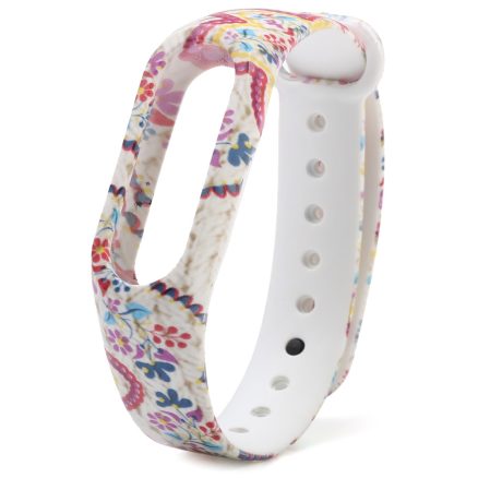 TPU Replacement Silicone Wrist Strap WristBand Bracelet Watch Strap for Xiaomi Miband 2 Non-original 5