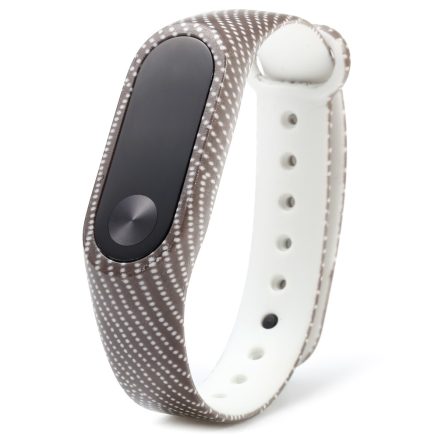 TPU Replacement Silicone Wrist Strap WristBand Bracelet Watch Strap for Xiaomi Miband 2 Non-original 6