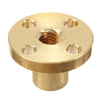 T6 2mm Pitch Copper Screw Nut Brass Nut For Stepper Motor 6mm Thread Lead Screw CNC Parts 3