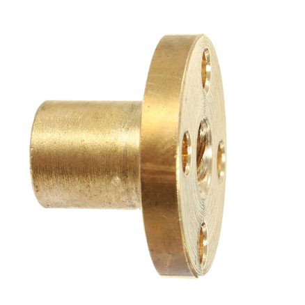 T6 2mm Pitch Copper Screw Nut Brass Nut For Stepper Motor 6mm Thread Lead Screw CNC Parts 4