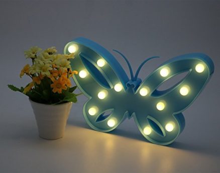 3 W Creative Butterfly Shape Night Light Children Bedroom Decoration Lamp 2