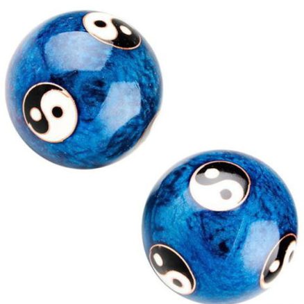 Chinese Health Ball Daily Exercise Stress Relief Handball Therapy Massager Balls 3