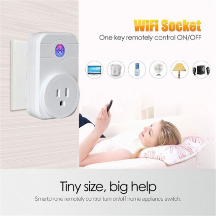SW1 Wireless WIFI Socket Androind/iOS Phone Remote Control Smart Timer Socket Switch US Plug 4