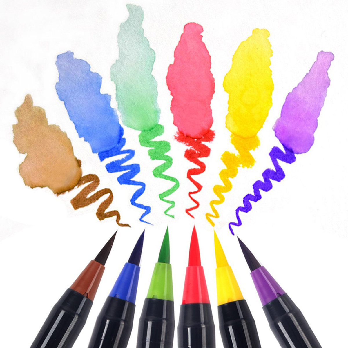 20 Colors Watercolor Drawing Writing Brush Artist Sketch Manga Marker Pen Set 4 20 Colors Watercolor Drawing Writing Brush Artist Sketch Manga Marker Pen Set - Image 4