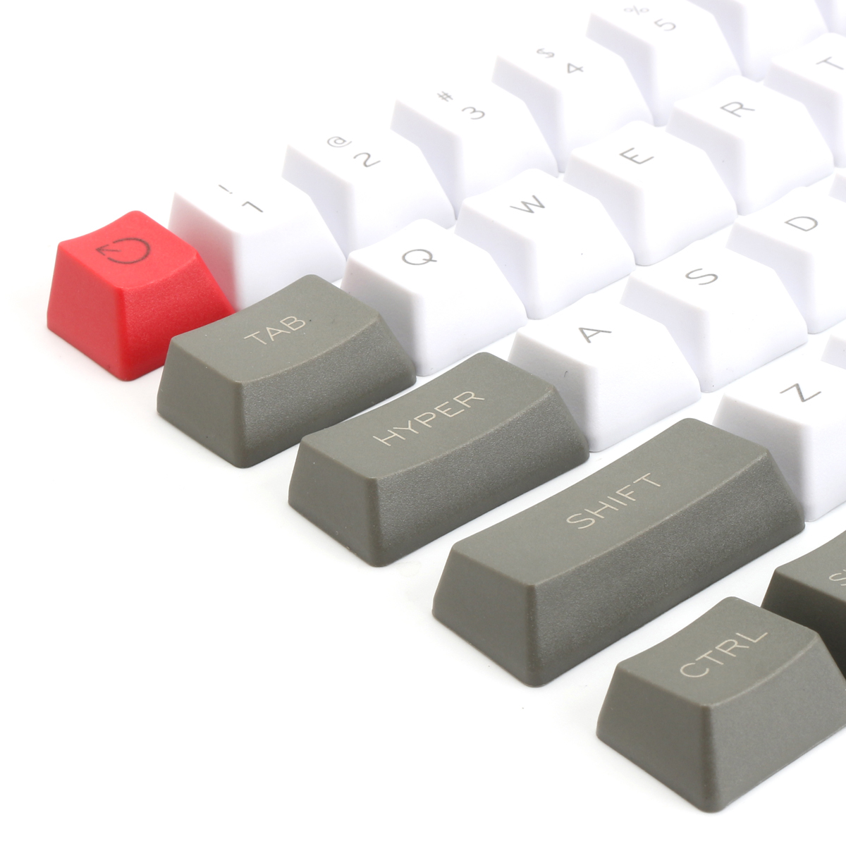 61 Keys White&Grey Keycap Set OEM Profile PBT Thick ANSI Layout Keycaps for 60% Mechanical Keyboard 4 61 Keys White&Grey Keycap Set OEM Profile PBT Thick ANSI Layout Keycaps for 60% Mechanical Keyboard - Image 4