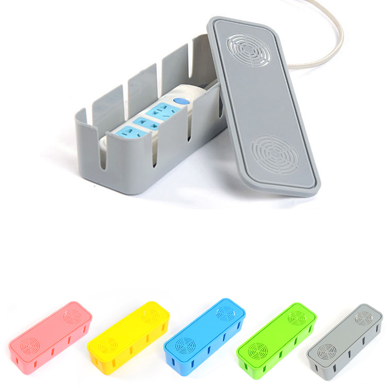 Honana HN-B60 Colorful Cable Storage Box Large Household Wire Organizer Power Strip Cover 2