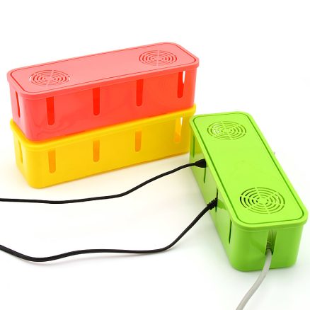 Honana HN-B60 Colorful Cable Storage Box Large Household Wire Organizer Power Strip Cover 2
