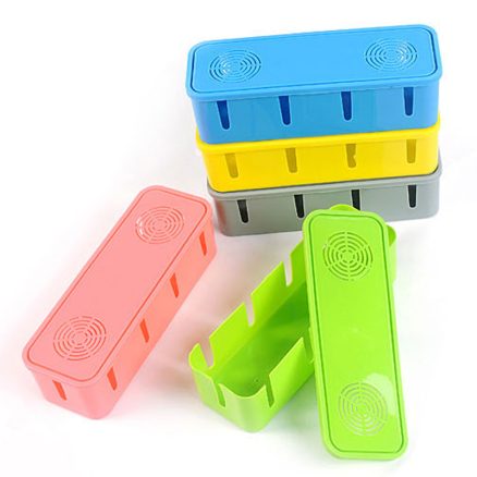 Honana HN-B60 Colorful Cable Storage Box Large Household Wire Organizer Power Strip Cover 4