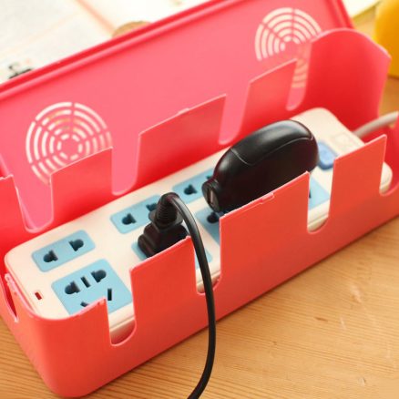 Honana HN-B60 Colorful Cable Storage Box Large Household Wire Organizer Power Strip Cover 7