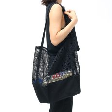 KC-0781 Large Shopping Storage Bag Durable Canvas Travel Beach Tote Shoulder Bag