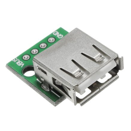 USB 2.0 Female Head Socket To DIP 2.54mm Pin 4P Adapter Board 2