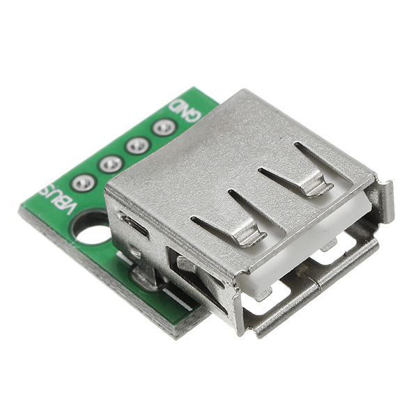 USB 2.0 Female Head Socket To DIP 2.54mm Pin 4P Adapter Board 2 USB 2.0 Female Head Socket To DIP 2.54mm Pin 4P Adapter Board - Image 2