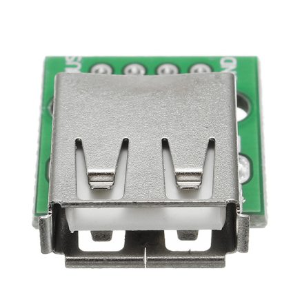 USB 2.0 Female Head Socket To DIP 2.54mm Pin 4P Adapter Board 5